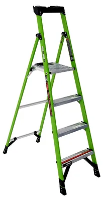 Produktbild von Mightylite Leiter, grün, 1,83 m