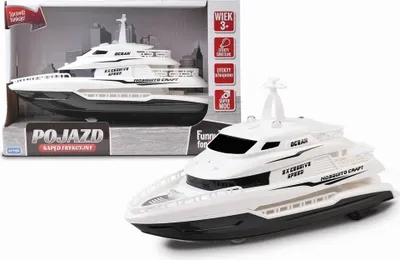 Produktbild von Spielzeugboot „Toys for Boys“ mit Reibungsantrieb – Artyk