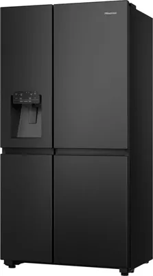 Produktbild von Hisense RS818N4TFC Side by Side Kühl-Gefrier-Kombination Schwarz