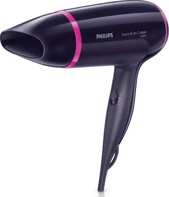 Produktbild von Philips - Haartrockner PHILIPS Essential BHD002/00 Reisehaartrockner [bk/pk]; BHD002/00