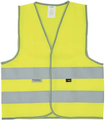 Image de Gilet réfléchissant pour enfants avec bandes réfléchissantes 3M taille L