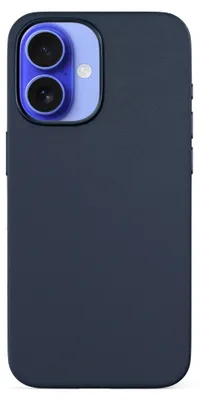 Produktbild von Epico Mag Leder iPhone 16 Abdeckung - Blau