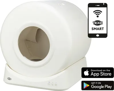 Produktbild von TRIXIE Smarte Katzentoilette - weiß - 51 × 56 × 54 cm