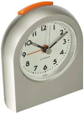 Analoger Wecker mit Leuchtzifferblatt, Snooze, 77x40x90 mm