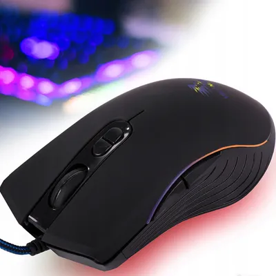 Obrázek produktu pro Drátová optická myš s RGB podsvícením – pro PC i notebook