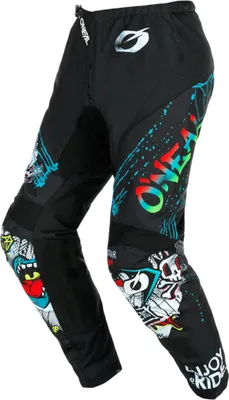 Produktbild von Oneal Element Rancid schwarz/bunte Kinder Motocross Hose, schwarz/bunt, 26