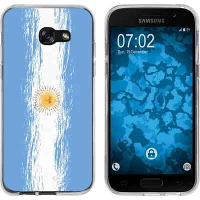 Produktbild von PhoneNatic Case kompatibel mit Samsung Galaxy A5 2017 Silikon-Hülle WM Argentinien M1