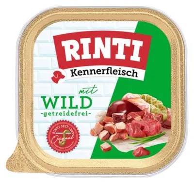 Produktbild von RINTI Kennerfleisch Wild 300g, Adult, jede Rasse, Wildschwein, 300 g