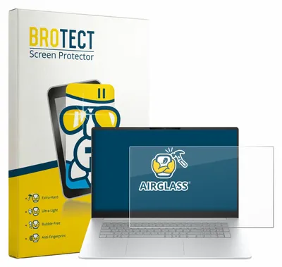 Produktbild von BROTECT Schutzglas für HP OmniBook 3 17 17-dp0233ngx Schutzfolie Panzer Folie Glas Display Schutz klar
