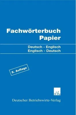 Obrázek produktu pro Fachwörterbuch Papier