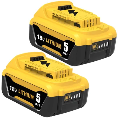 2er-Pack 5000 mAh Akku, 18V, kompatibel mit DCB184-XJ