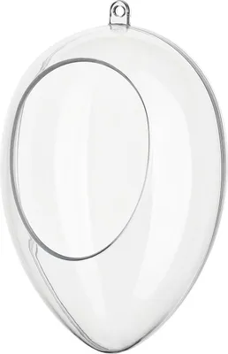 Produktbild von Acrylei Floristik 16 cm, teilbar, mit Öffnung vorne, Aufhängeöse für Dekorationen