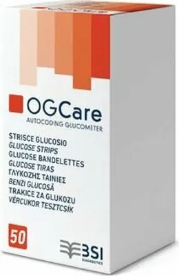 Immagine prodotto di Strisce Misurazione Glicemia Ogcare 50 Pezzi