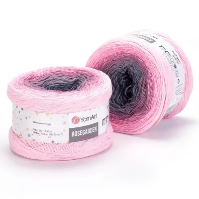 Produktbild von Yarn Art Rose Garden 313 Pink Grey Strickgarn