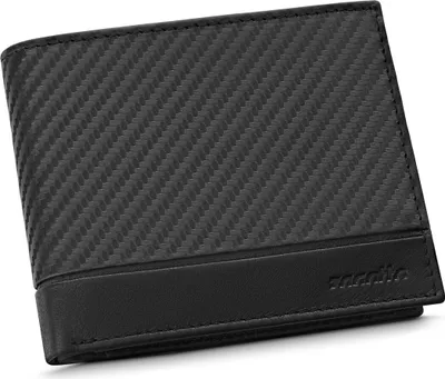 Produktbild von Zagatto Schwarz Horizontale Herren-Geldbörse aus Leder ZG-N992-F7 RFID SCHUTZ Kartenschutz Sicher Münzfach Qualität Ledergeldbörse Portemonnaies