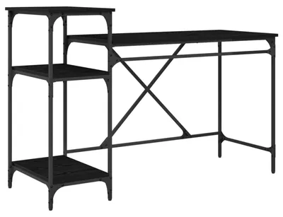 Obrázek produktu pro vidaXL Psací stůl vzhled černého dubu 135 x 50 x 90 cm