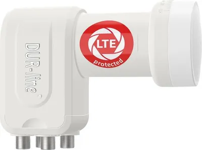 Produktbild von DUR-line +Ultra Quad LNB für bis zu 4 Teilnehmer white/weiß
