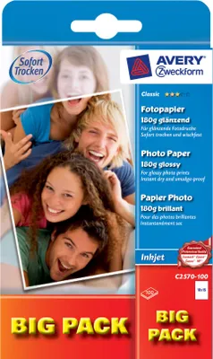 Obrázok produktu pre Fotografický papier AVERY Zweckform C2570 VE100 (C2570-100)