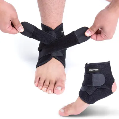 Produktbild von Knöchelbandage Sprunggelenkbandage Knöchelstütze - Neopren atmungsaktiv - Verstellbar - Einheitsgröße