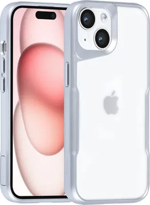 Immagine prodotto di Custodia posteriore TUNIQ per iPhone 15 - Silicone - Argento
