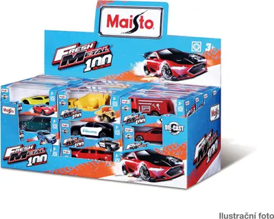 Zdjęcie produktu dla Maisto - pudełko ekspozycyjne 3" Transit, asortyment 36ks