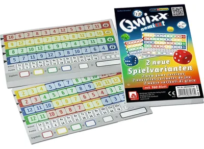 Immagine prodotto di Qwixx gemiXXT - Set di 2 blocchi aggiuntivi