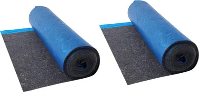 Immagine prodotto di Isolamento acustico 37,2m² 3mm - Barriera al suono/vapore in fibra riciclata blu - Pavimento fonoisolante
