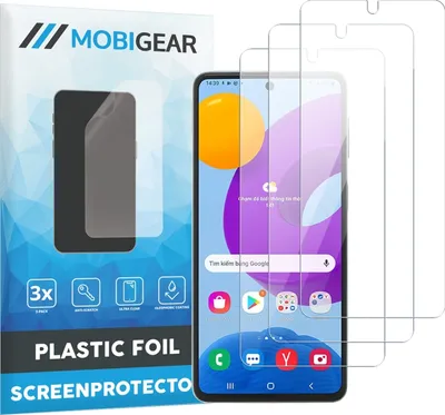 Produktbild von Mobigear  Samsung Galaxy M53 Displayschutz Schutzfolie - Hüllenfreundlich (3er Pack)
