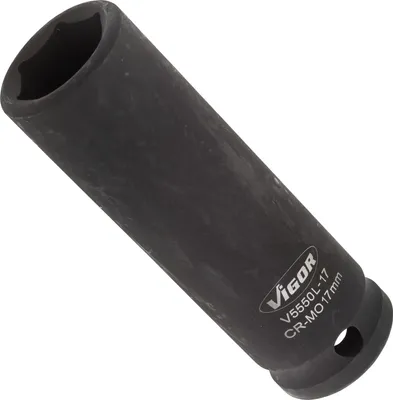 Produktbild von Vigor V5550L-17, Buchse, 1/2", Metrisch, 1 Kopf/Köpfe, 17 mm, Matt