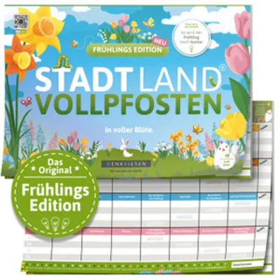 Produktbild von DENKRIESEN - STADT LAND VOLLPFOSTEN® - FRÜHLINGS EDITION - "In voller Blüte." A4