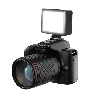 Zdjęcie produktu dla cyfrowa kamera 4K, cyfrowa kamera wideo WiFi, 64 MP, podwójny obiektyw, 3-calowy ekran IPS, 16-krotny zoom z funkcją anti-shake, noktowizor, wbudowana bateria, filtr upiększający z zewnętrznym światłem wypełniającym, prezent urodzinowy i festiwalowy dla studentów, nastolatków, przyjaciół