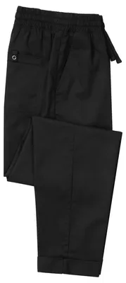 Produktbild von Premier - Kochhose für Herren/Damen Unisex LT3699 (S) (Schwarz)