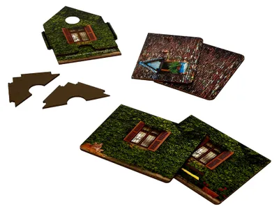 Produktbild von Efeu Toilettenpapierhalter von ToPaHaus, Holz/MDF, H 14, Grün