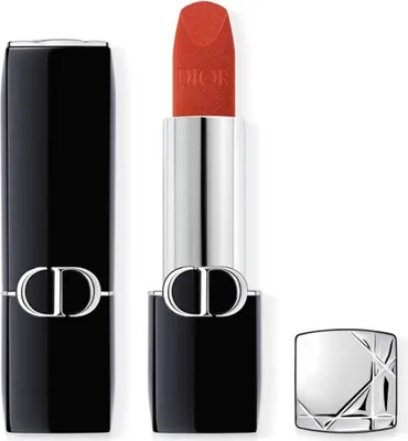 Zdjęcie produktu dla Dior Rouge Velvet, Czerwony, Rayonnante, 1 kol., Odżywiający, Spulchnianie, Zmiękczający, Kobiety, Matowy, Aksamit
