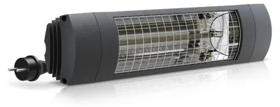 EXO-COMFORT Infrarotstrahler von Etherma Leistung von 1400 Watt in schwarz