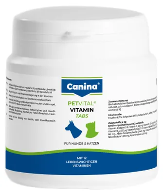 Obrázek produktu pro Canina PETVITAL Vitamin Tabs 100g