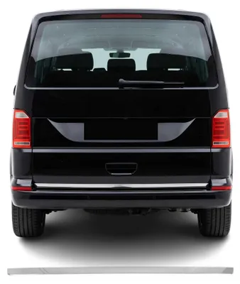 Produktbild von Kofferraumleiste Heckleiste für VW Caravelle T5 2003-2015 Edelstahl Chrom, KI-generiertes Bild