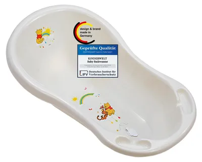 Produktbild von Baby Badewanne 84 cm Disney Winnie Puuh perlweiß Babywanne
