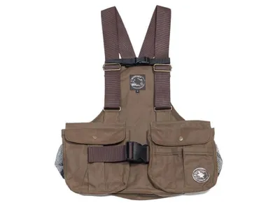 Produktbild von Mystique® Dummyweste Trainer sahara gewachst mit Kunststoffschnalle L