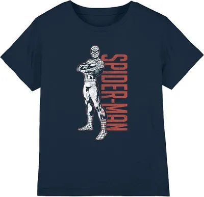 Produktbild von Spider-Man - T-Shirt für Kinder TV4252 (116) (Marineblau)