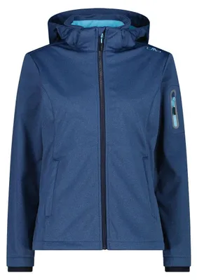 Produktbild von CMP Damen Softshelljacke Jacket Zip Hood Blau 44