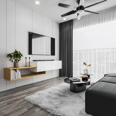 Immagine prodotto di BDW, cassettiera RTV, 210x35x48, molto spazio, rovere Wotan / bianco