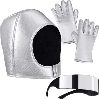 Produktbild von dressforfun® Unikostüm Astronautenhelm, Brille und Handschuhe