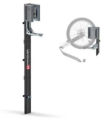 Produktbild von Handler Storage ABL12 Fahrradlift - Vertikale Fahrradhalterung Wand Grau