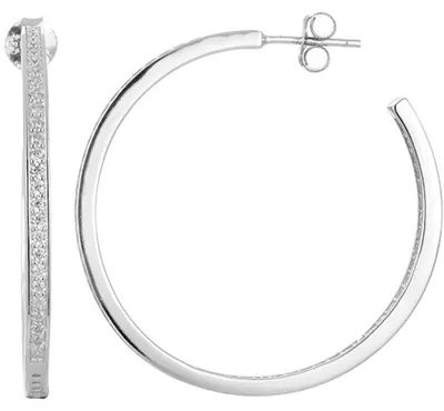 Produktbild von Round silver earrings AGUP1177