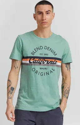 Produktbild von BLEND BHAdamus - 20714724ME Herren T-Shirt Longshirt Basic