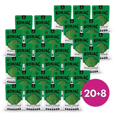 Obrázek produktu pro USUI Konjakové nudle se špenátem 20+8