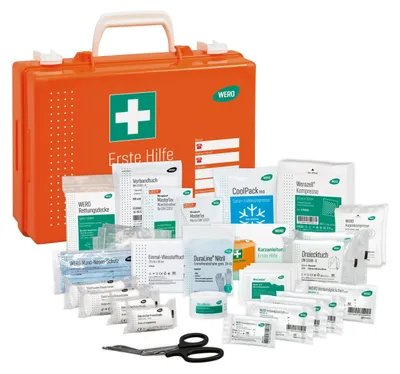 Produktbild von Erste Hilfe Koffer Werotop 350® nach DIN 13157 mit MasterTex Pflastern