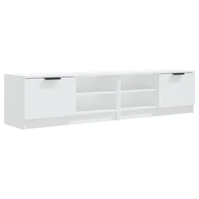 Zdjęcie produktu dla vidaXL Szafki pod telewizor 2 szt. Biały 80x35x36,5 cm Materiał drewnopochodny