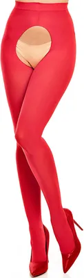Produktbild von Matte Strumpfhose OUVERT 60 red-40/42